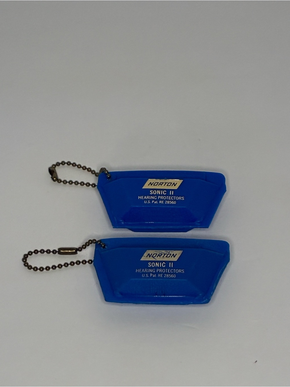 Norton Sonic II Blue Hearing Protector Cases Only Keychain Set